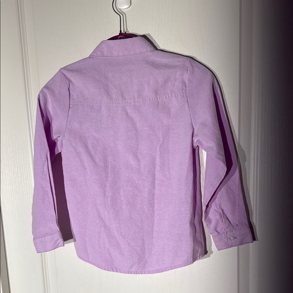 ✨3 for $15✨ Kids Purple Rabbit Button-Up Shirt - Picture 4 of 4